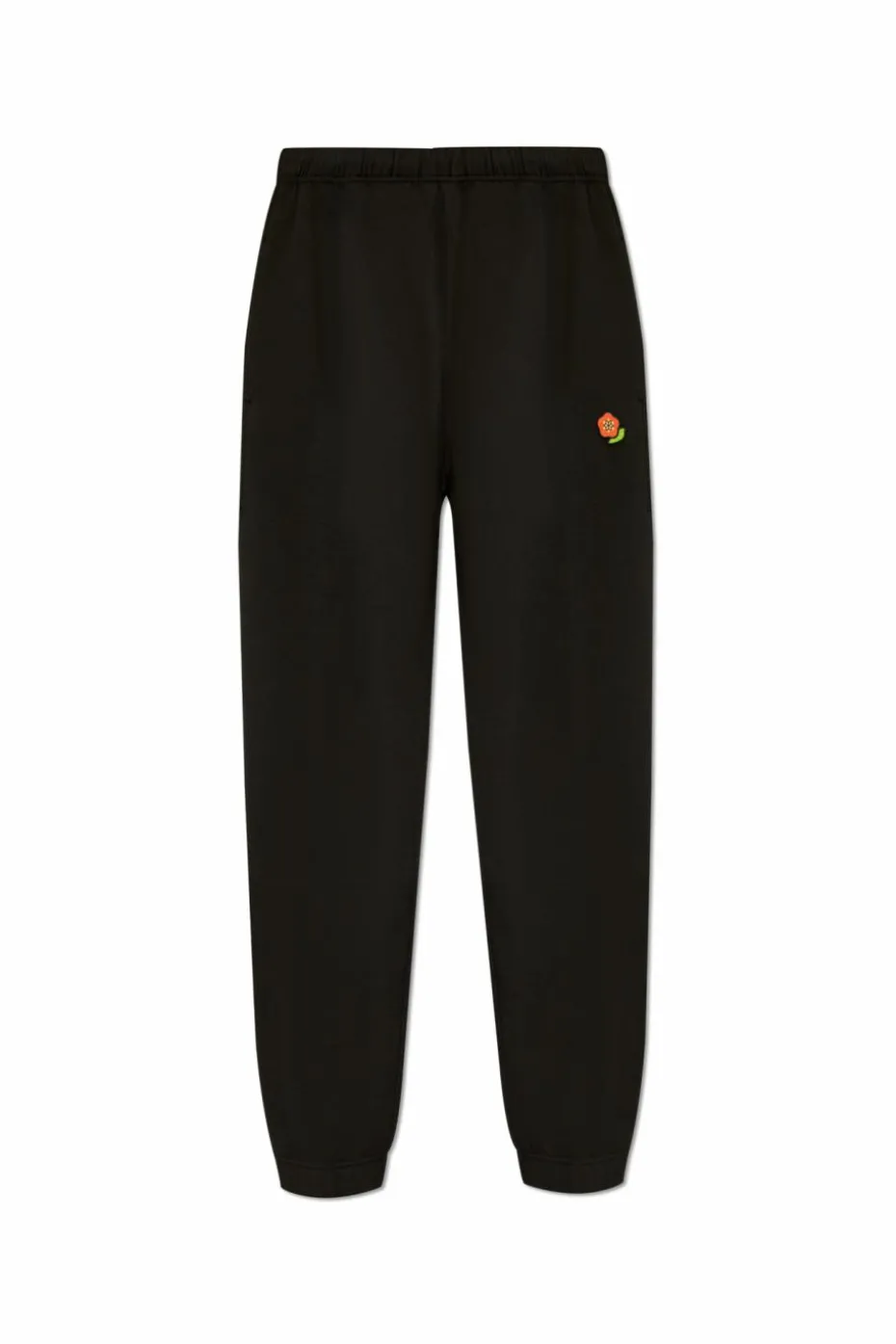 Kenzo BLACK sweatpants with logo patch