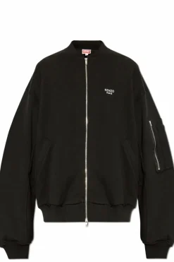 Kenzo BLACK Sweatshirt with embroidered logo