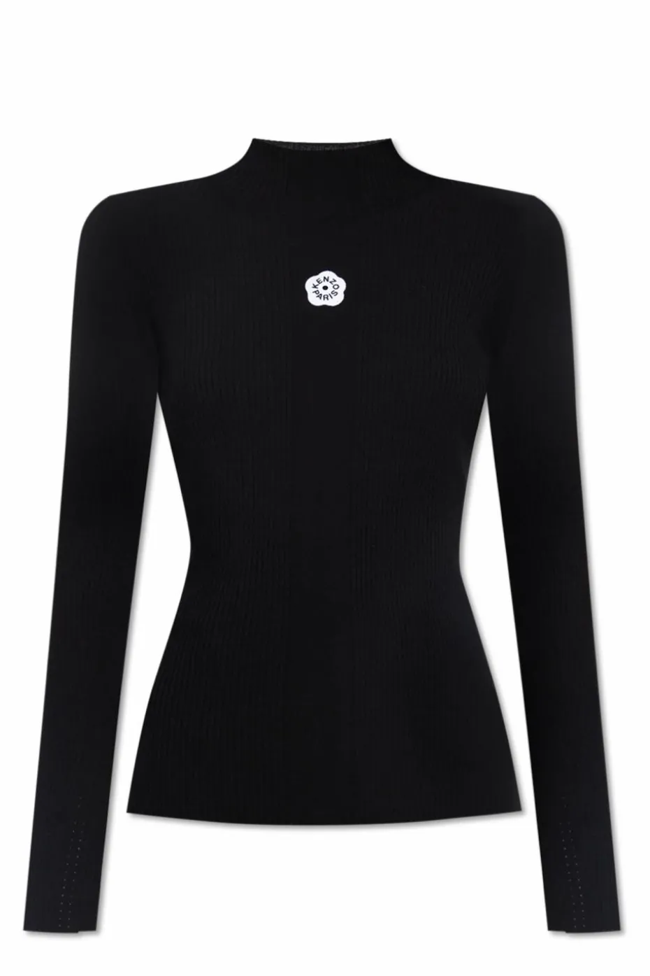 Kenzo BLACK Top with a stand-up collar