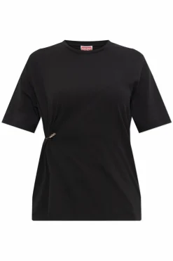Kenzo BLACK T-shirt with applique