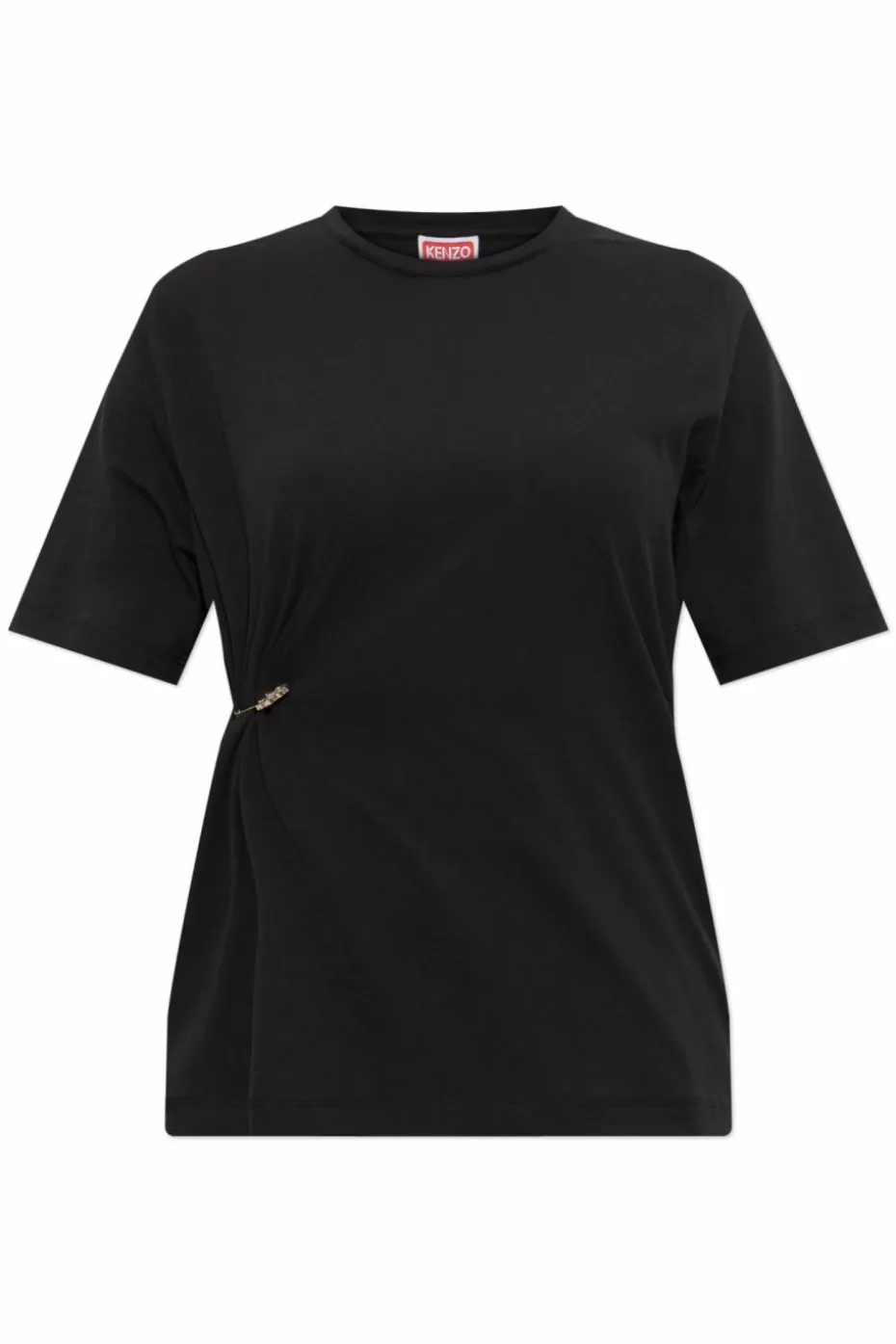 Kenzo BLACK T-shirt with applique