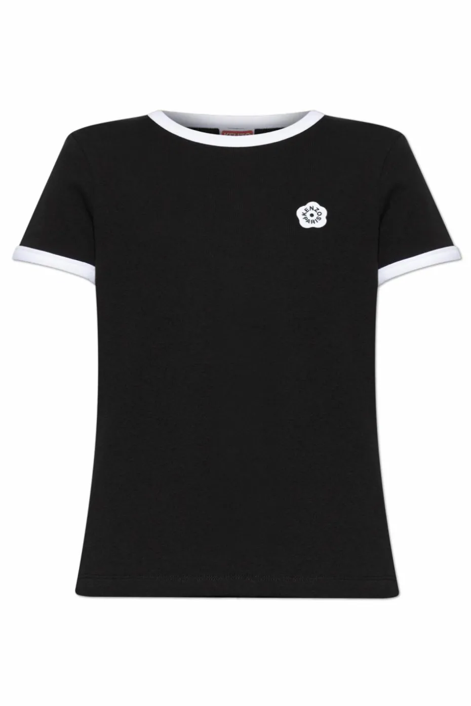 Kenzo BLACK T-shirt with logo patch