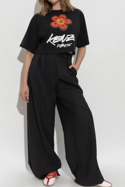 Kenzo BLACK T-shirt with printed logo