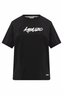 Kenzo BLACK T-shirt with printed logo