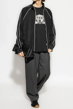 Kenzo BLACK T-shirt with printed logo