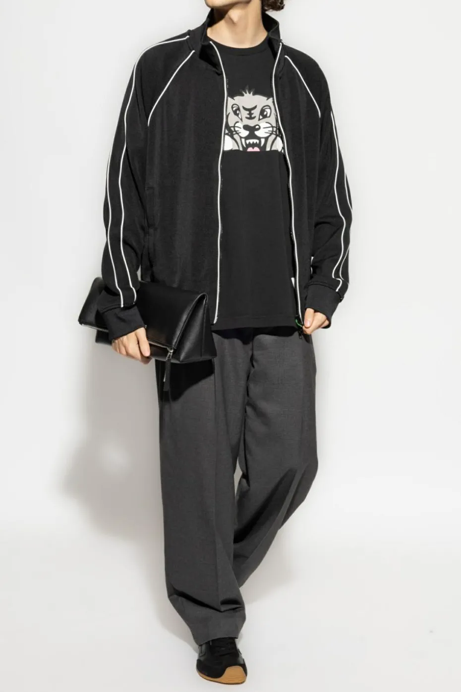 Kenzo BLACK T-shirt with printed logo