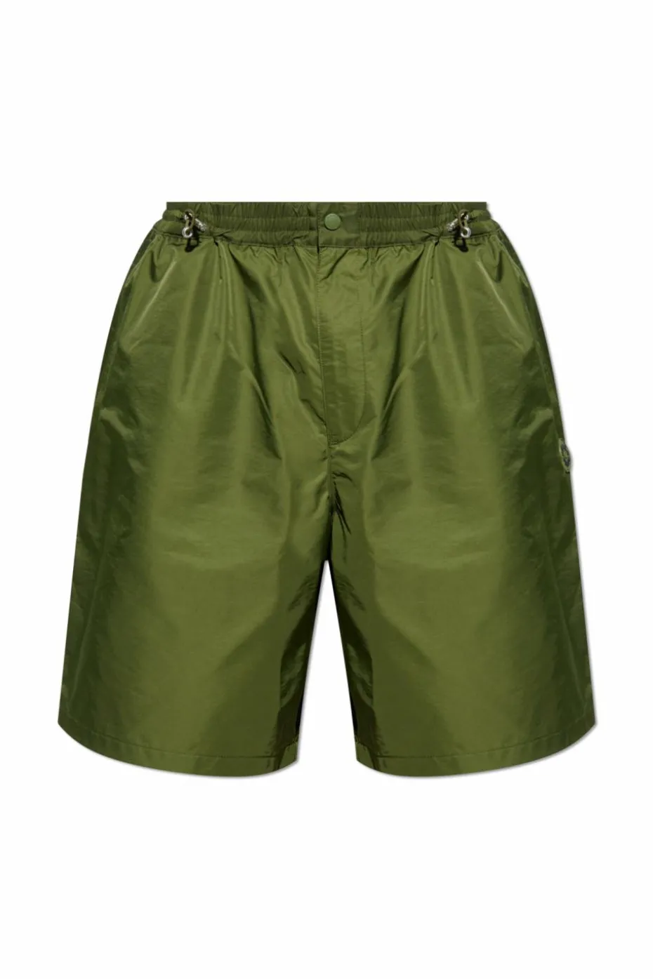 Kenzo GREEN Shorts with logo patch