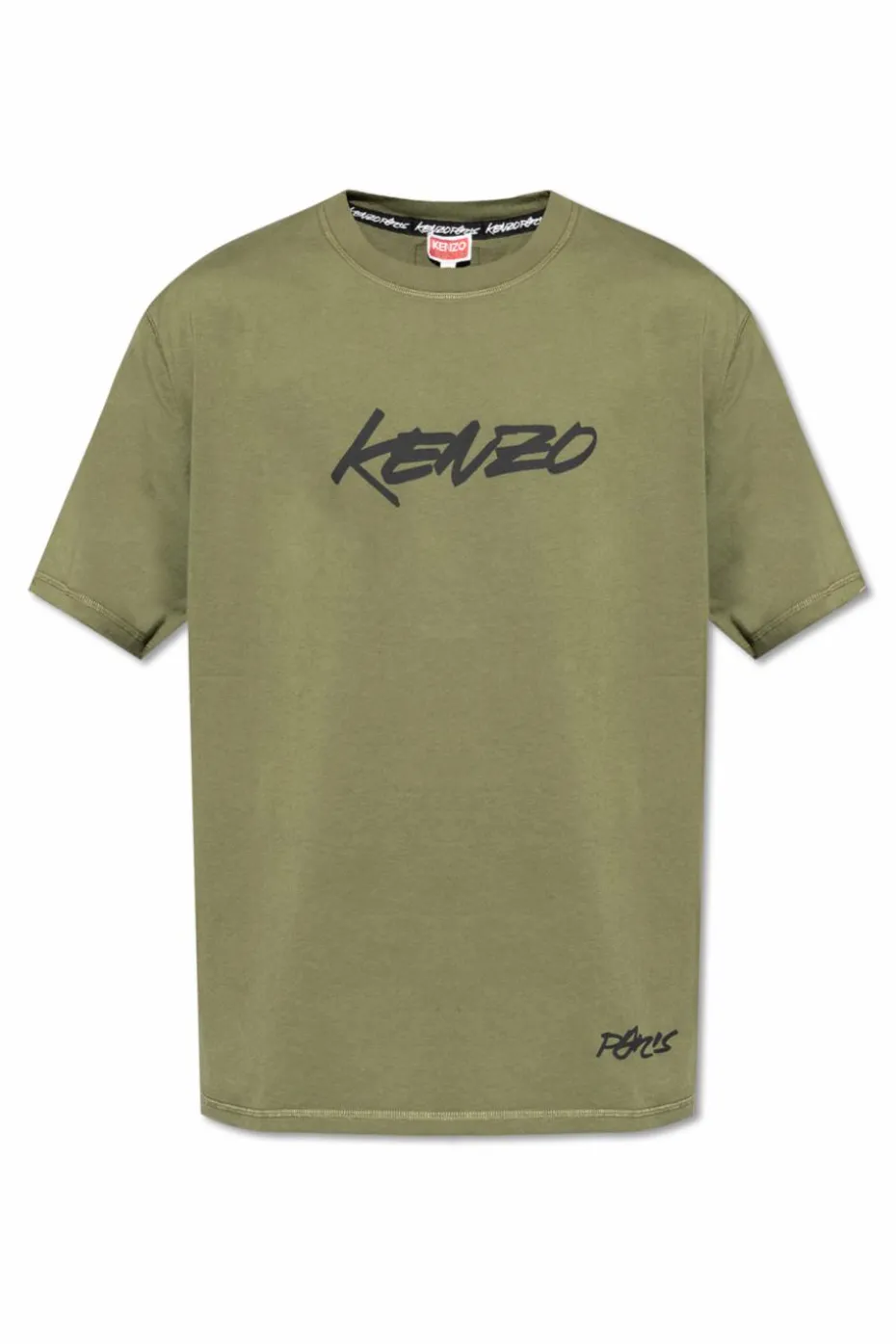 Kenzo GREEN T-shirt with printed logo