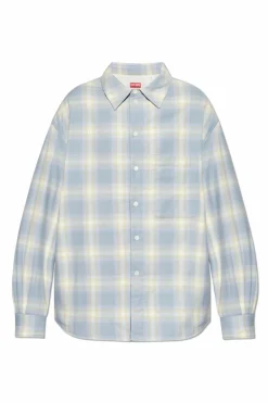 Kenzo MULTICOLOUR Shirt with check pattern