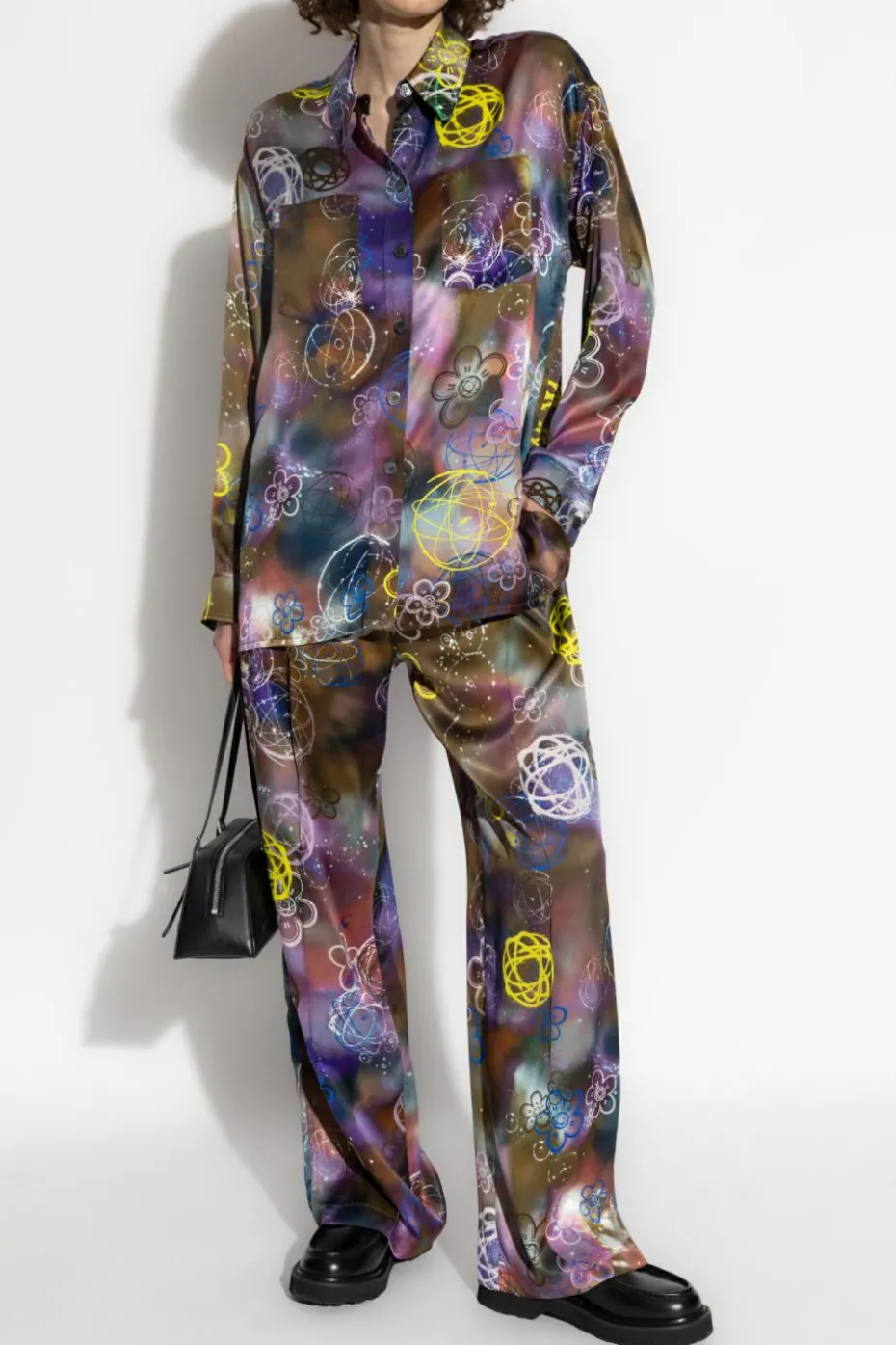 Kenzo MULTICOLOUR Silk trousers