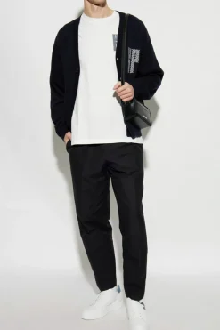 Kenzo NAVY BLUE Cardigan with logo