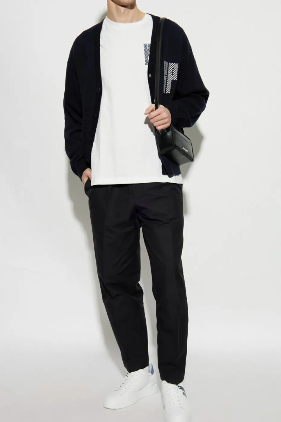 Kenzo NAVY BLUE Cardigan with logo