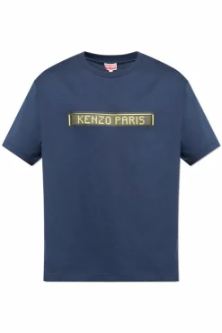 Kenzo NAVY BLUE T-shirt with print