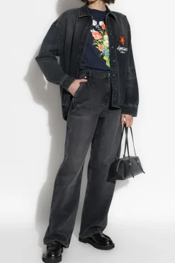 Kenzo NAVY BLUE T-shirt with print