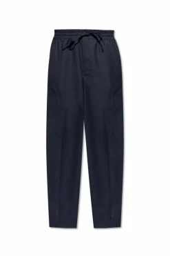 Kenzo NAVY BLUE Wool trousers