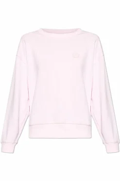 Kenzo PINK Sweatshirt with logo patch