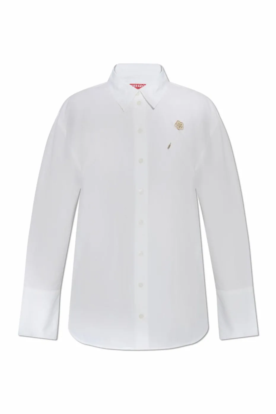 Kenzo WHITE Shirt with pin