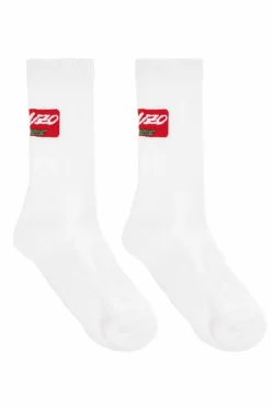 Kenzo WHITE Socks with logo