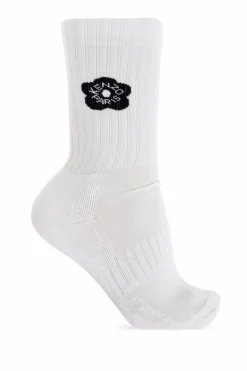 Kenzo WHITE Socks with logo