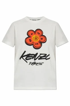 Kenzo WHITE T-shirt with printed logo