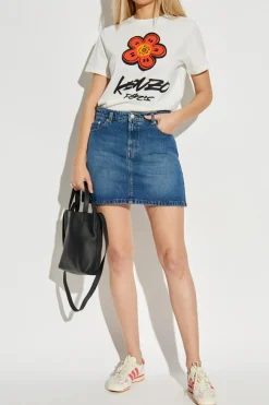 Kenzo WHITE T-shirt with printed logo