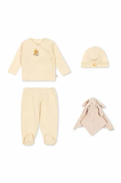 Konges Sløjd beige Baby set: jacket, pants, hat and cuddle toy