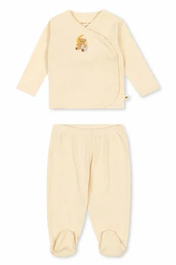 Konges Sløjd beige Baby set: jacket, pants, hat and cuddle toy