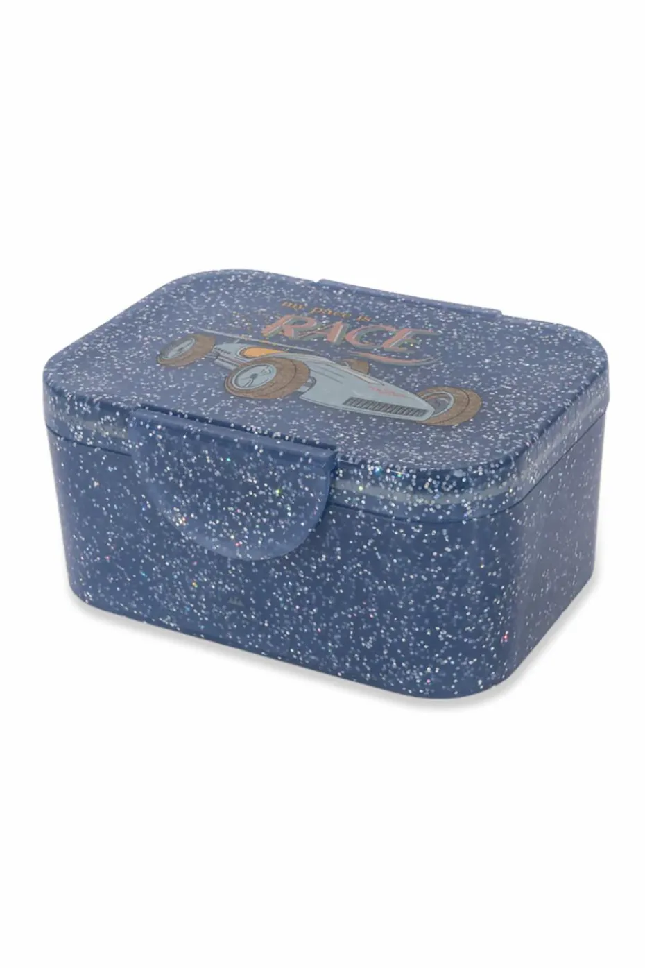 Konges Sløjd BLUE Lunch box with decorative finish