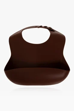 Konges Sløjd BROWN Silicone bibs two-pack