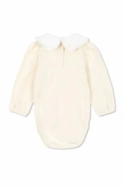 Konges Sløjd cream Bodysuit with Collar