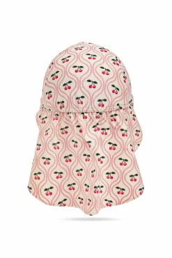 Konges Sløjd cream Cap with cherry motif