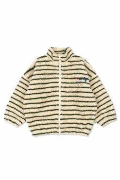 Konges Sløjd cream Fleece with embroidery