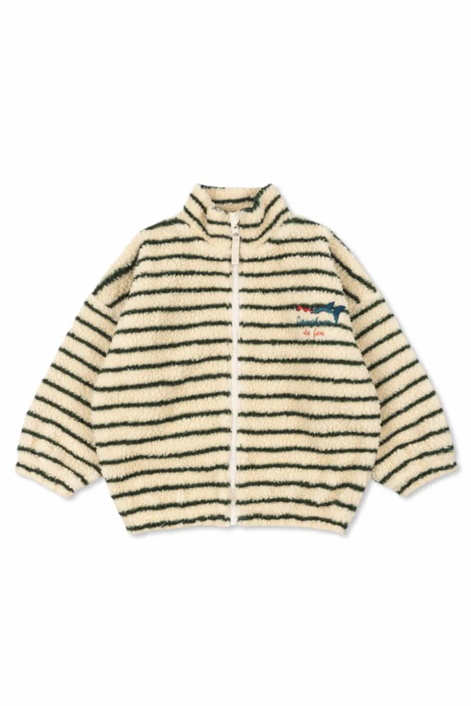 Konges Sløjd cream Fleece with embroidery