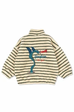 Konges Sløjd cream Fleece with embroidery