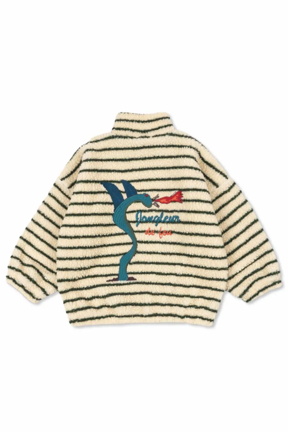Konges Sløjd cream Fleece with embroidery