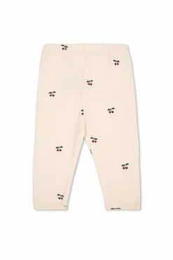 Konges Sløjd cream Leggings with a pattern