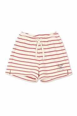 Konges SlĆøjd cream Striped pattern shorts