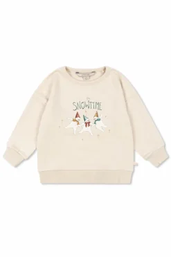 Konges SlĆøjd cream Sweatshirt with print