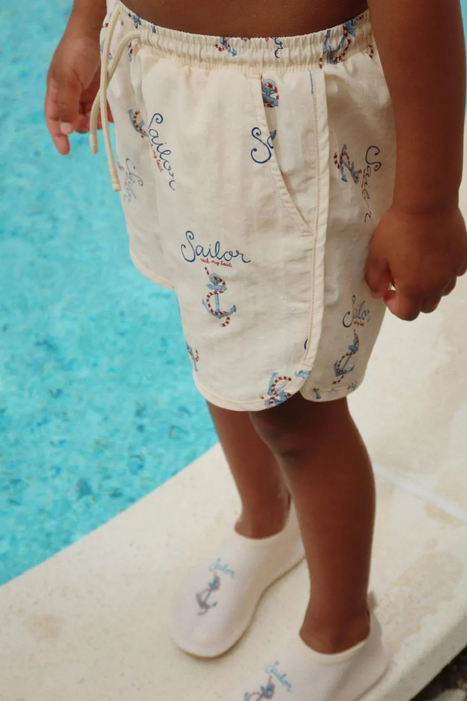 Konges Sløjd cream Swim shorts