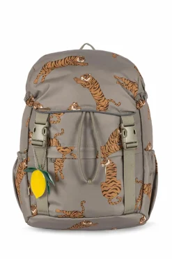 Konges Sløjd GREY Backpack with animal motif