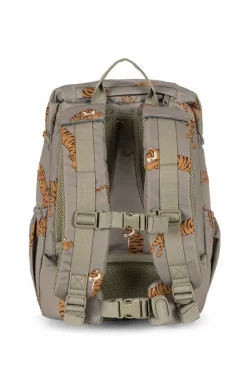 Konges Sløjd GREY Backpack with animal motif