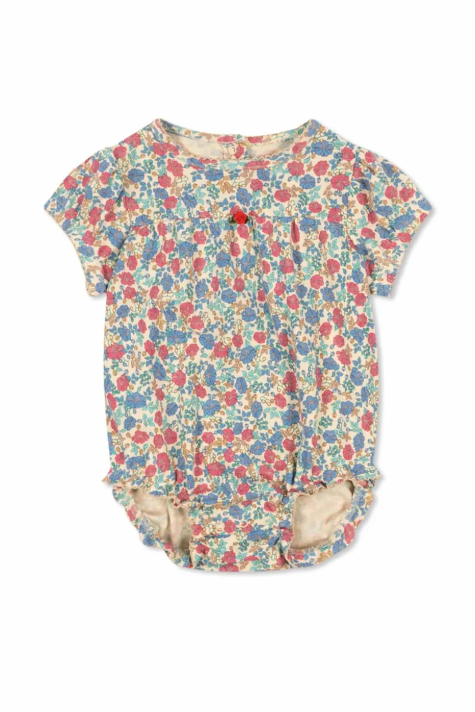 Konges Sløjd MULTICOLOUR Bodysuit with floral motif