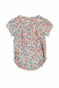 Konges Sløjd MULTICOLOUR Bodysuit with floral motif