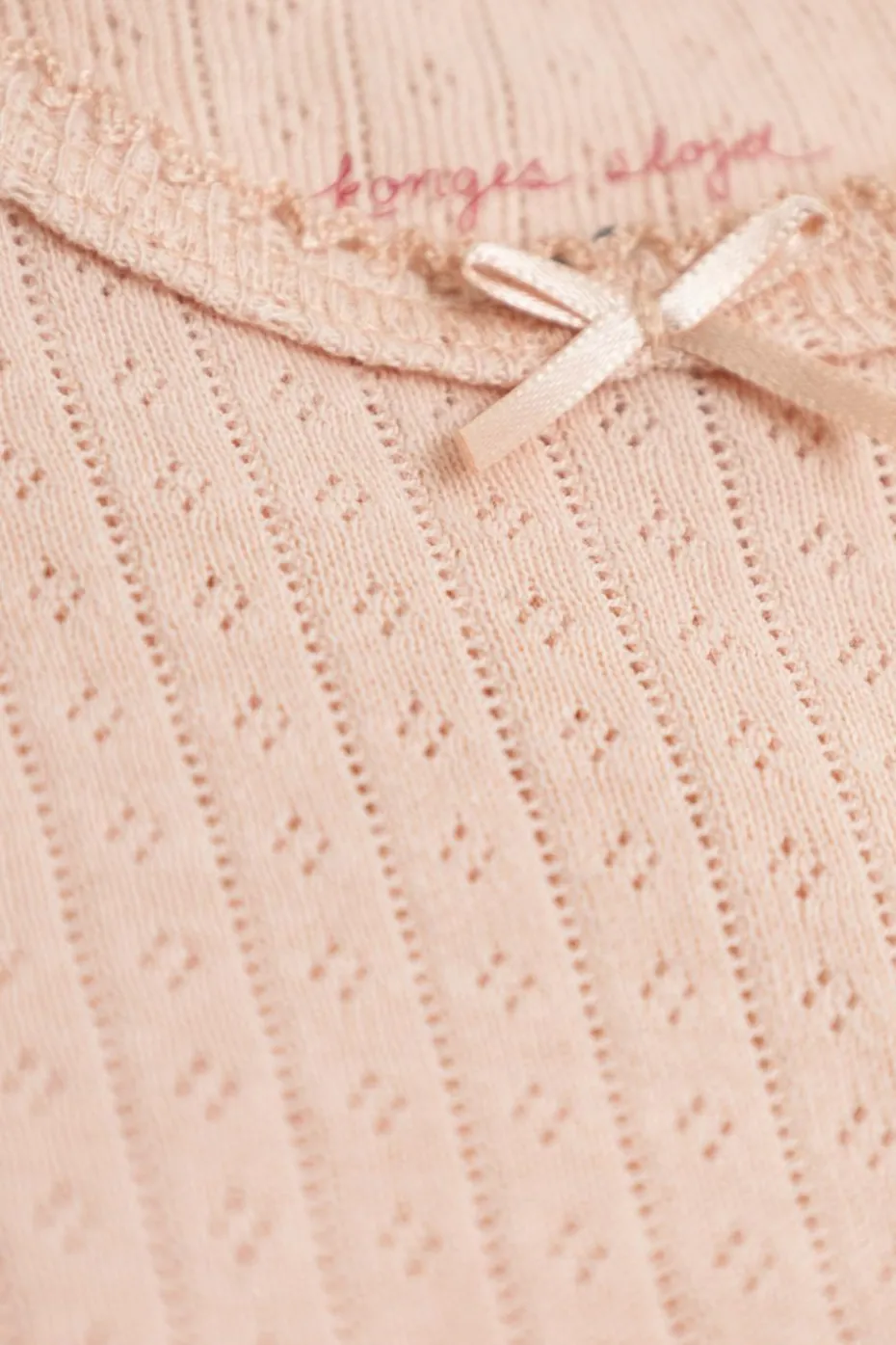 Konges Sløjd PINK Bodysuit with pattern