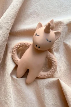Konges Sløjd PINK Unicorn teeth soother