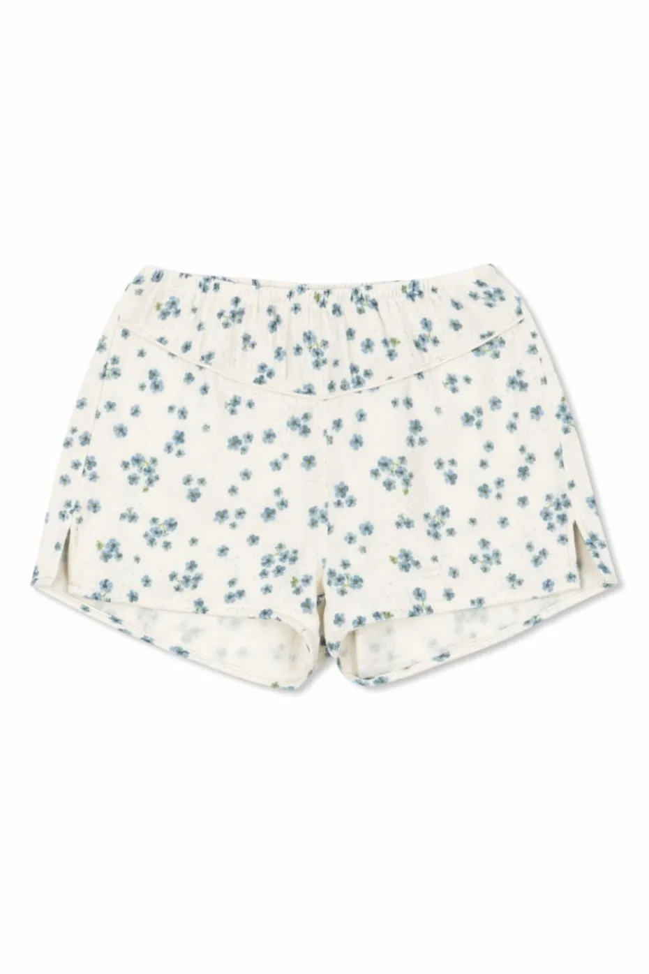 Konges Sløjd WHITE Floral motif shorts