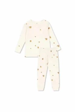 Konges SlĆøjd YELLOW Pajamas: top and bottom