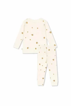 Konges Sløjd YELLOW Pajamas: top and bottom