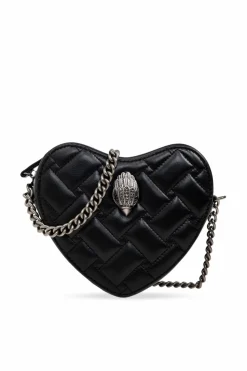 Kurt Geiger BLACK Kensington Heart shoulder bag