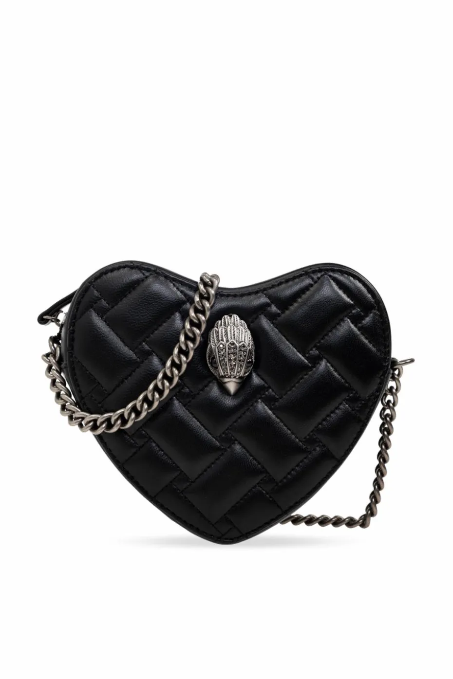 Kurt Geiger BLACK Kensington Heart shoulder bag